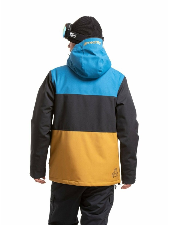 Meatfly Meatfly pánská SNB & SKI bunda Manifold Wood / Blue
