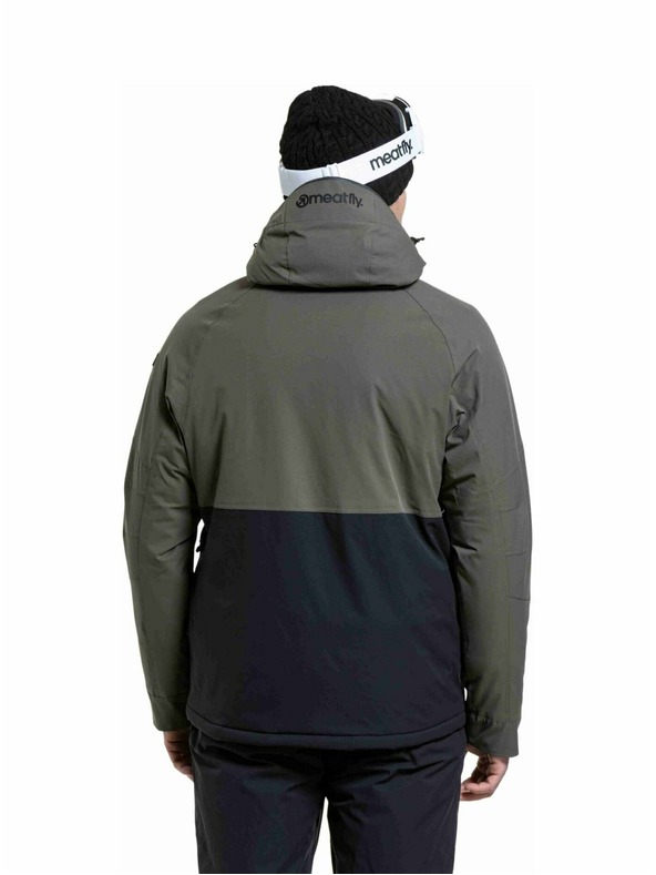 Meatfly Meatfly pánská SNB & SKI bunda Vertigo Olive Dark / Black