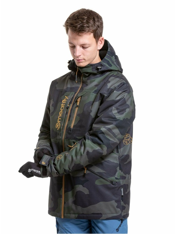 Meatfly Meatfly pánská SNB & SKI bunda Helios Rampage Camo