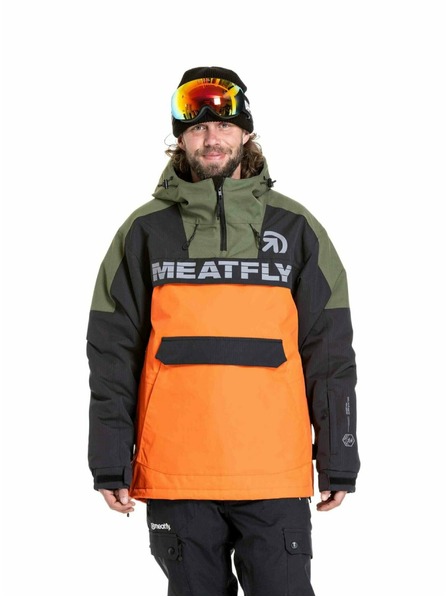 Meatfly Meatfly pánská SNB & SKI bunda Zenith Orange / Black