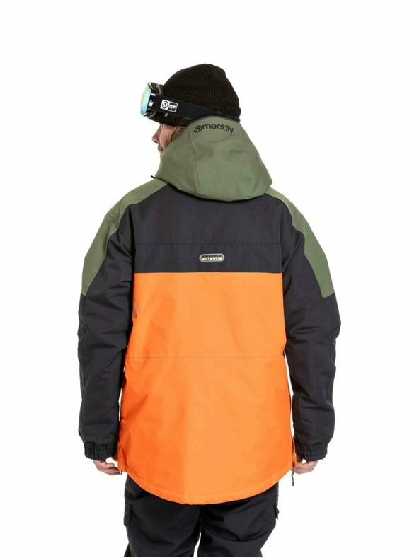Meatfly Meatfly pánská SNB & SKI bunda Zenith Orange / Black