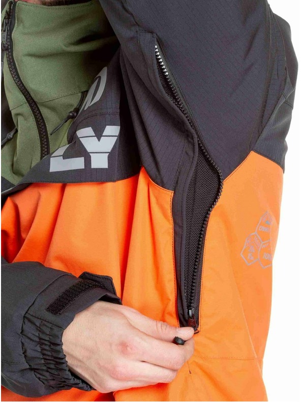 Meatfly Meatfly pánská SNB & SKI bunda Zenith Orange / Black