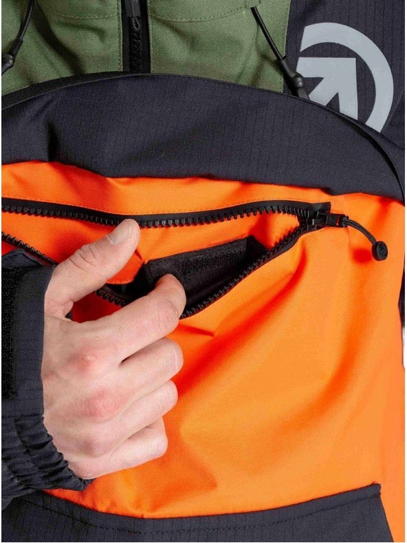 Meatfly Meatfly pánská SNB & SKI bunda Zenith Orange / Black