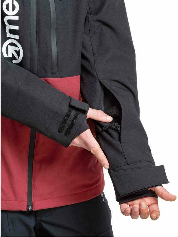 Meatfly Meatfly pánská SNB & SKI bunda Manifold Bronze Green / Merlot