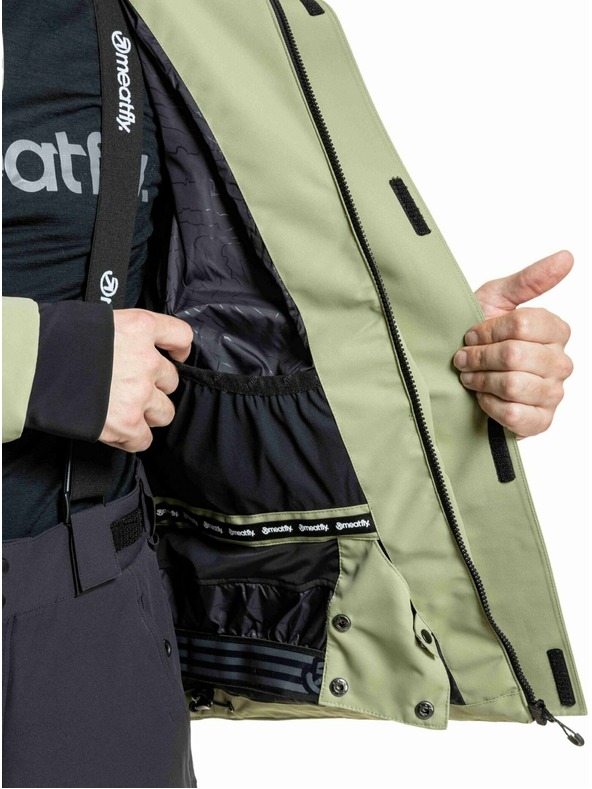 Meatfly Meatfly pánská SNB & SKI bunda Acha Olive Light