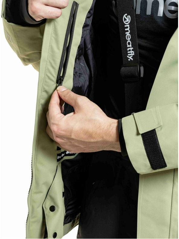 Meatfly Meatfly pánská SNB & SKI bunda Acha Olive Light