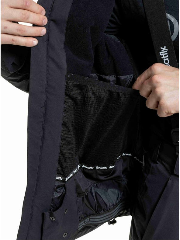 Meatfly Meatfly pánská SNB & SKI bunda Manifold Black