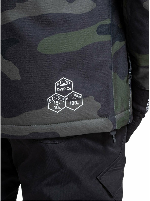 Meatfly Meatfly pánská SNB & SKI bunda Manifold Rampage Camo
