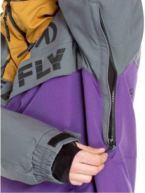 Meatfly Meatfly pánská SNB & SKI bunda Zenith Dark Grey / Petunia