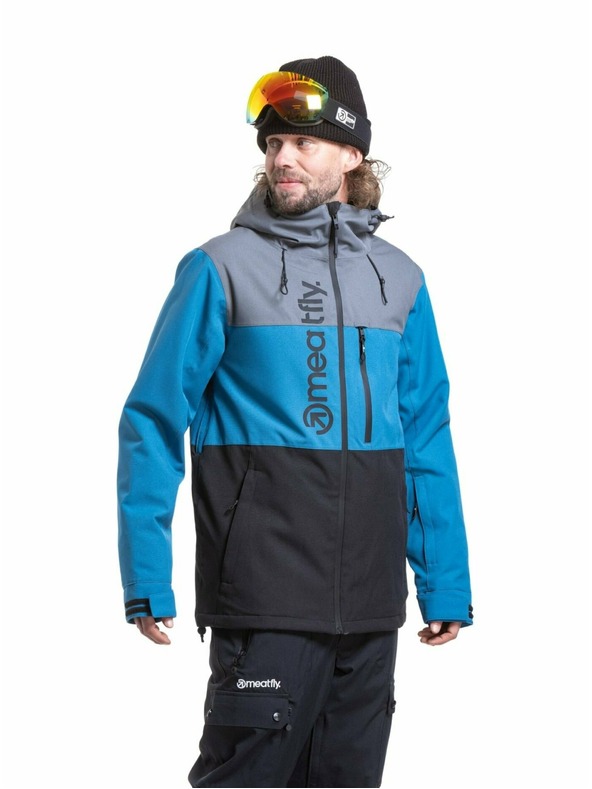 Meatfly Meatfly pánská SNB & SKI bunda Manifold Blue / Black