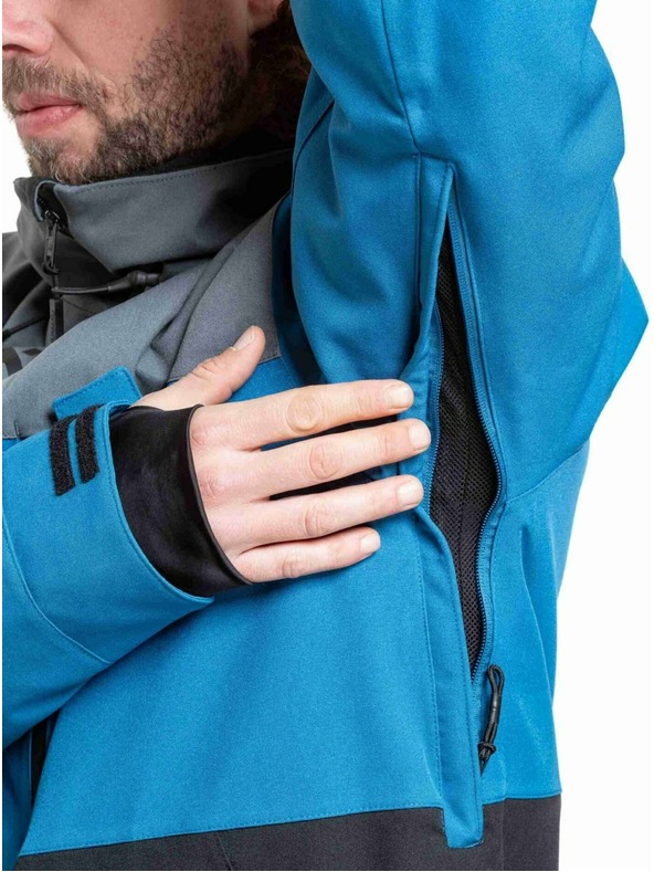 Meatfly Meatfly pánská SNB & SKI bunda Manifold Blue / Black