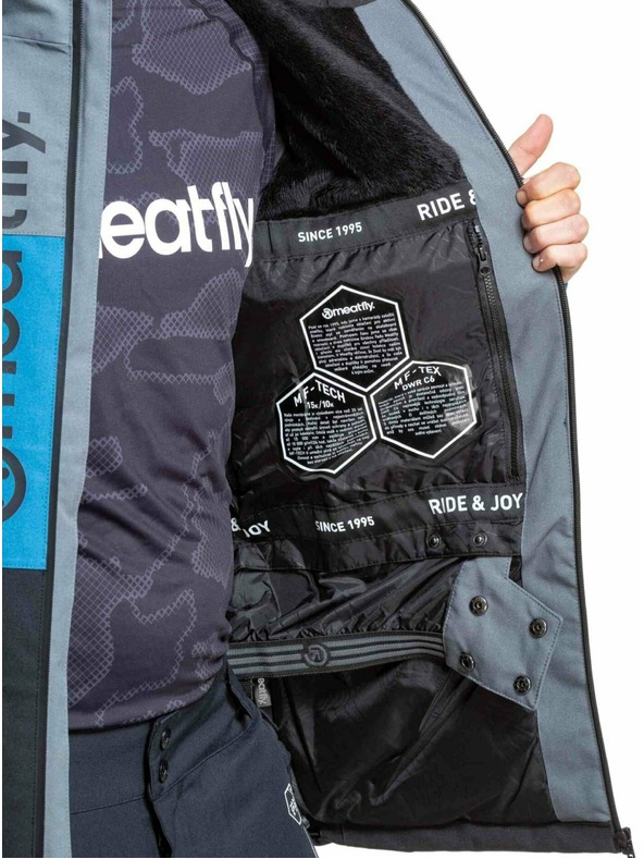Meatfly Meatfly pánská SNB & SKI bunda Manifold Blue / Black