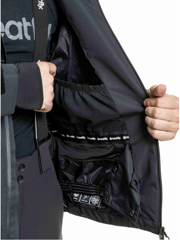 Meatfly Meatfly pánská SNB & SKI bunda Shader Black
