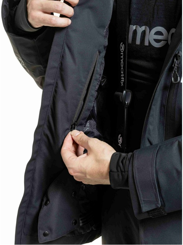 Meatfly Meatfly pánská SNB & SKI bunda Shader Black