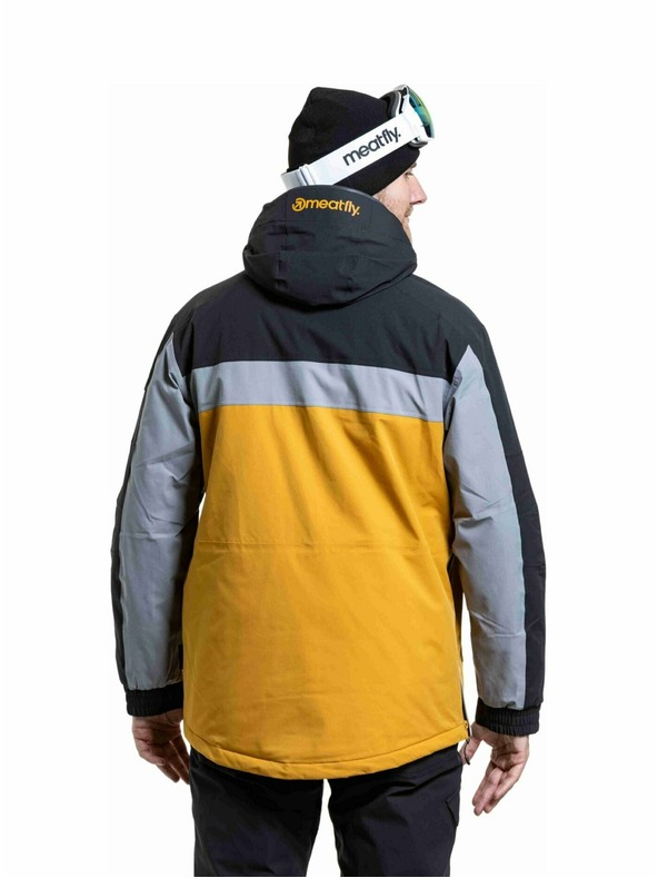 Meatfly Meatfly pánská SNB & SKI bunda Zenith Chai Tea / Black