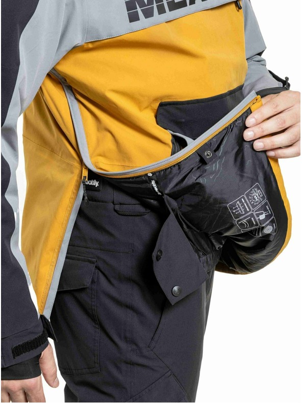 Meatfly Meatfly pánská SNB & SKI bunda Zenith Chai Tea / Black