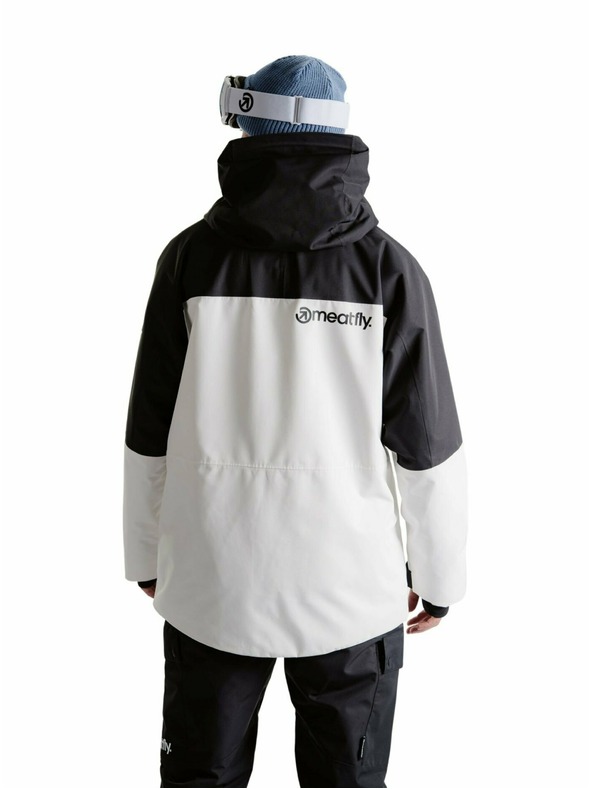 Meatfly Meatfly pánská SNB & SKI bunda Blake Clouds White