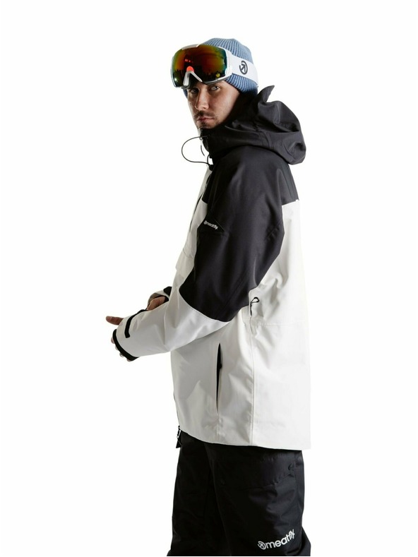 Meatfly Meatfly pánská SNB & SKI bunda Blake Clouds White