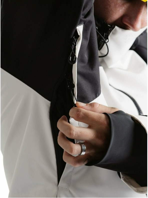 Meatfly Meatfly pánská SNB & SKI bunda Blake Clouds White