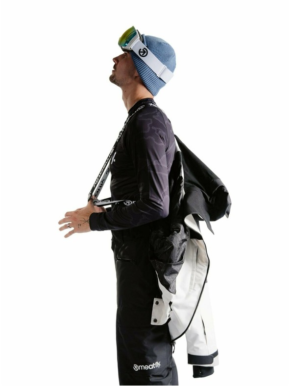 Meatfly Meatfly pánská SNB & SKI bunda Blake Clouds White