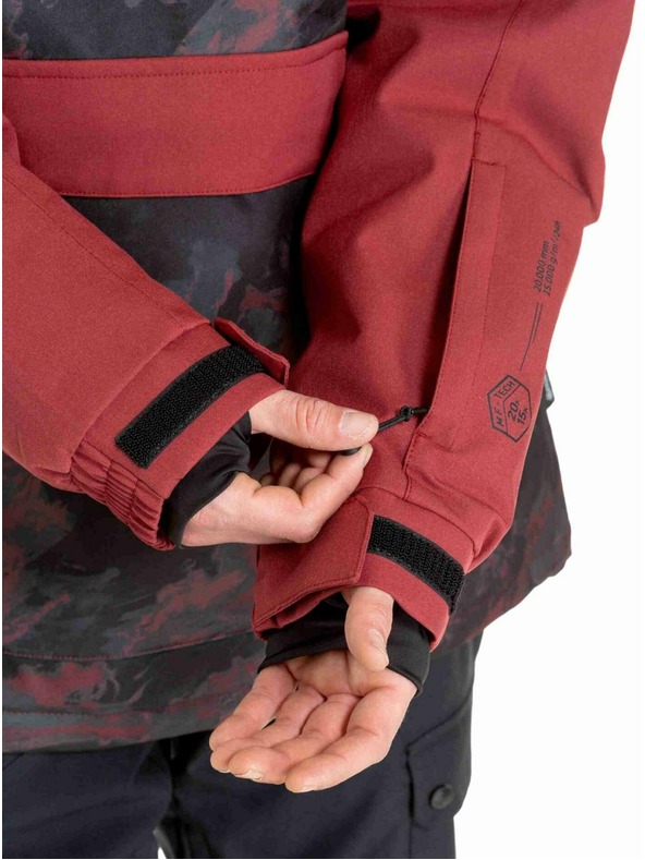 Meatfly Meatfly pánská SNB & SKI bunda Zenith Wine Mossy