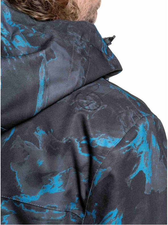 Meatfly Meatfly pánská SNB & SKI bunda Manifold Blue Mossy