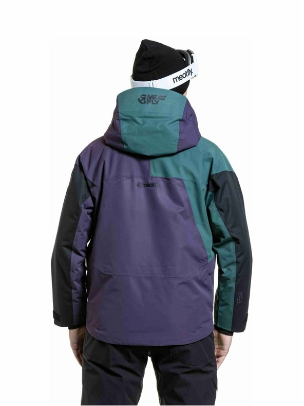 Meatfly Meatfly pánská SNB & SKI bunda Shader Botanical Purple