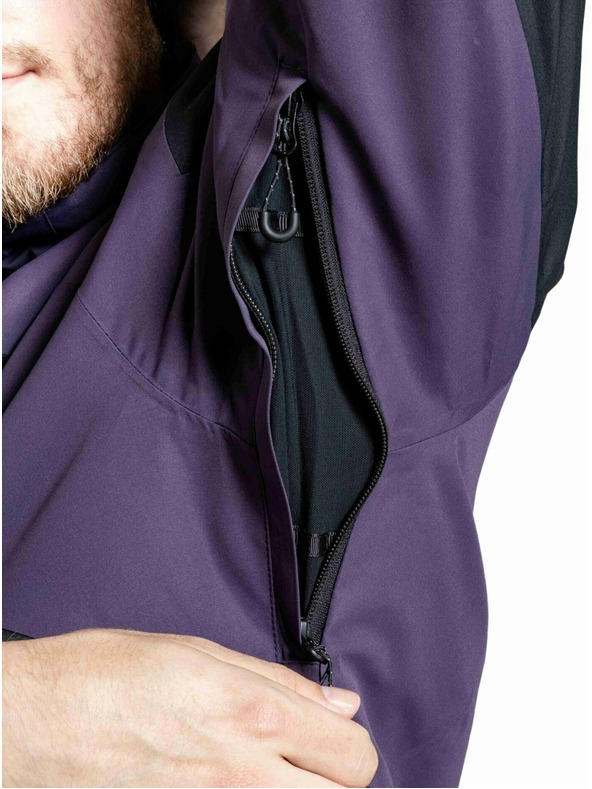 Meatfly Meatfly pánská SNB & SKI bunda Shader Botanical Purple