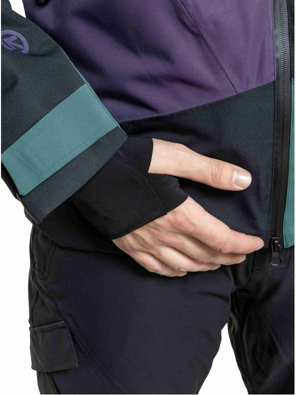 Meatfly Meatfly pánská SNB & SKI bunda Shader Botanical Purple