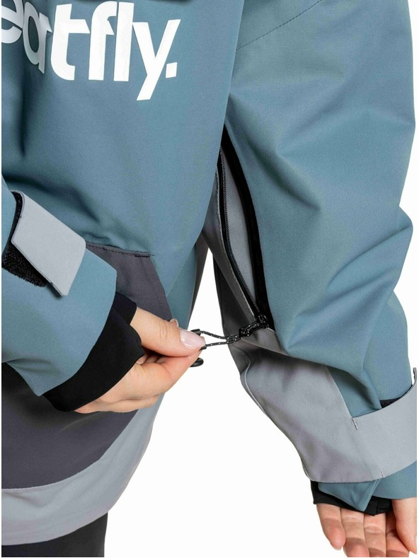 Meatfly Meatfly unisex SNB & SKI bunda Maddie Blue Sea / Silver