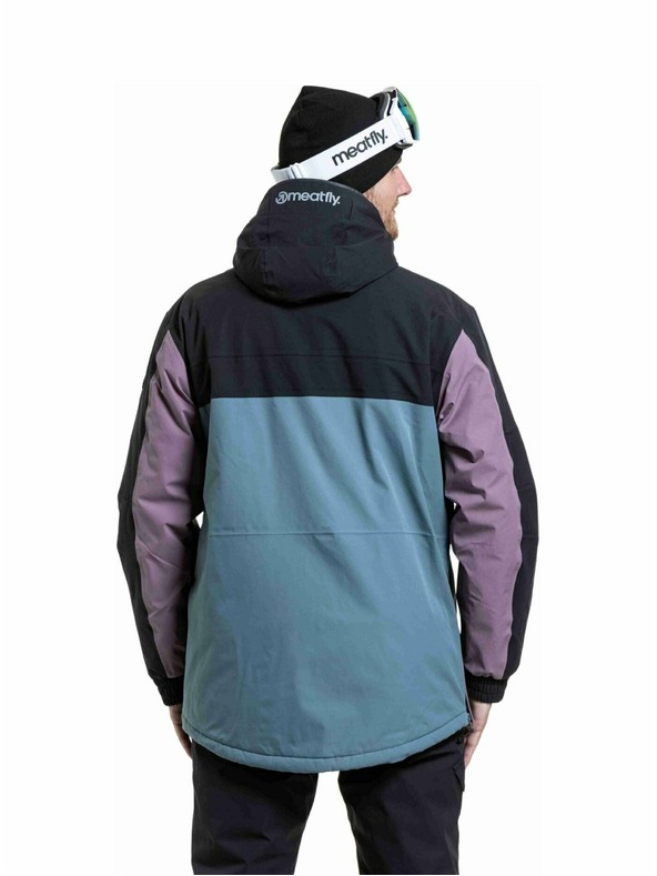 Meatfly Meatfly pánská SNB & SKI bunda Zenith Blue Sea / Orchid