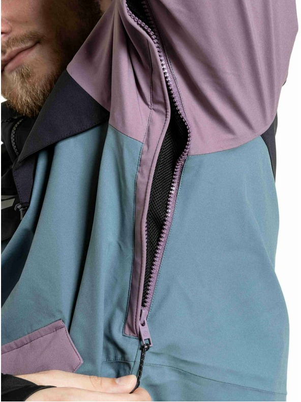 Meatfly Meatfly pánská SNB & SKI bunda Zenith Blue Sea / Orchid