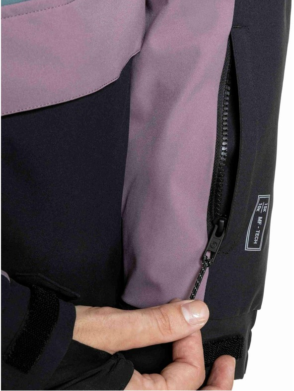 Meatfly Meatfly pánská SNB & SKI bunda Zenith Blue Sea / Orchid