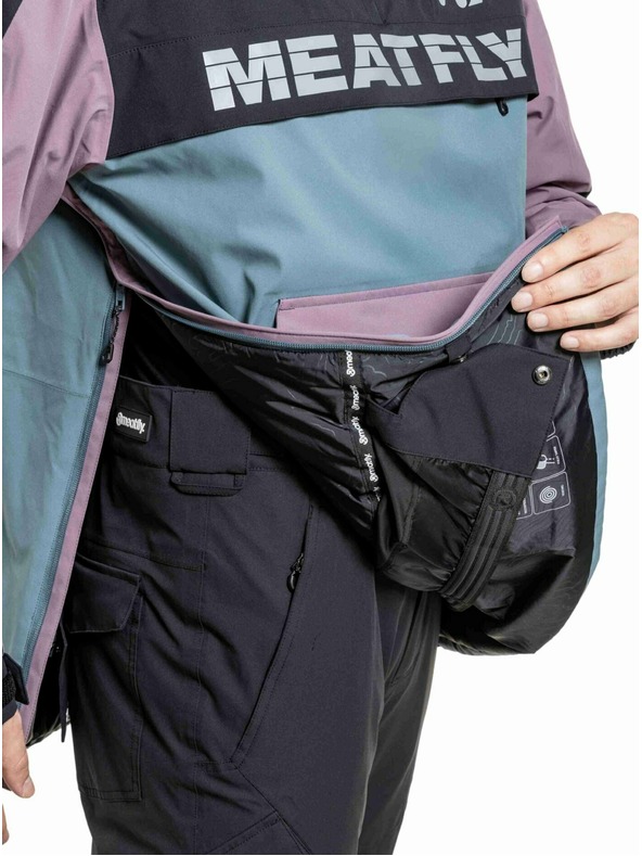 Meatfly Meatfly pánská SNB & SKI bunda Zenith Blue Sea / Orchid
