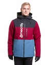 Meatfly Meatfly pánská SNB & SKI bunda Manifold Beet Red/Slate Blue