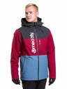 Meatfly Meatfly pánská SNB & SKI bunda Manifold Beet Red/Slate Blue