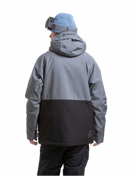 Meatfly Meatfly pánská SNB & SKI bunda Vertigo Dark Grey / Black