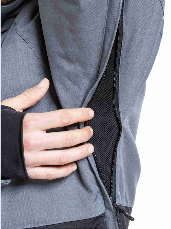 Meatfly Meatfly pánská SNB & SKI bunda Vertigo Dark Grey / Black