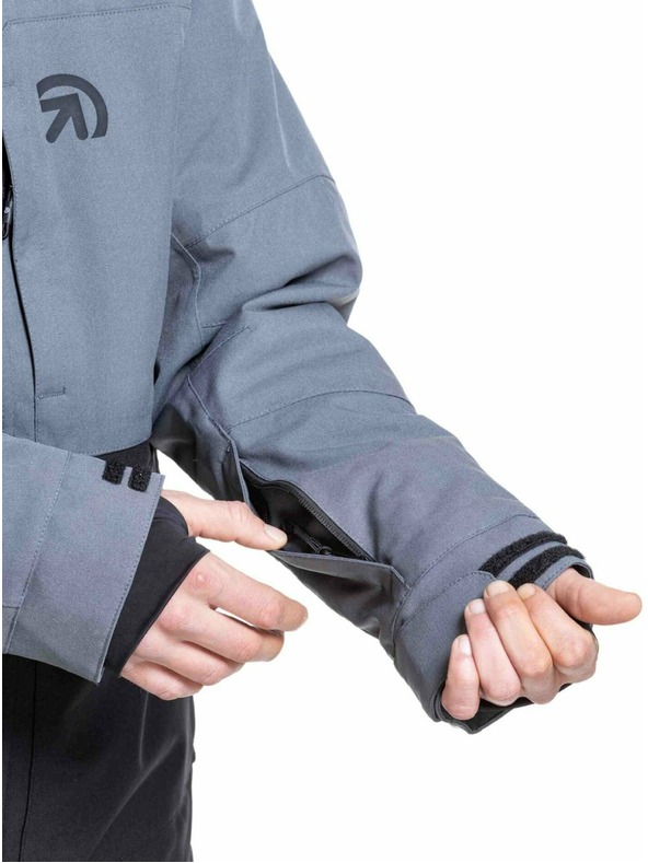 Meatfly Meatfly pánská SNB & SKI bunda Vertigo Dark Grey / Black