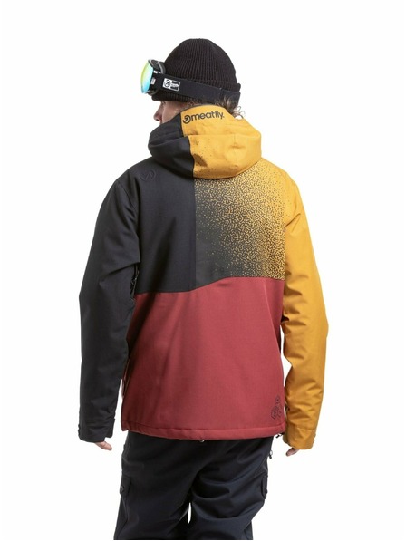 Meatfly Meatfly pánská SNB & SKI bunda Shader Wood / Merlot