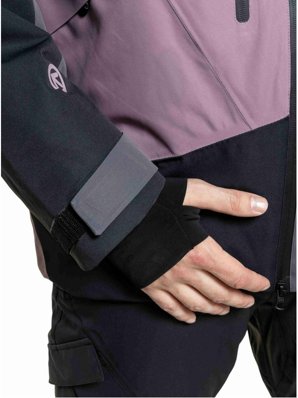 Meatfly Meatfly pánská SNB & SKI bunda Shader Gray Dark / Orchid