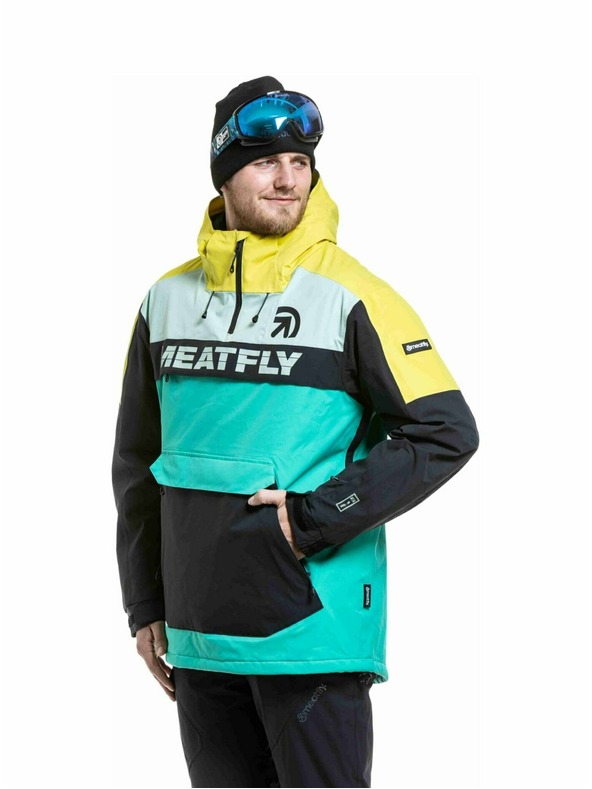 Meatfly Meatfly pánská SNB & SKI bunda Zenith Columbia / Lime