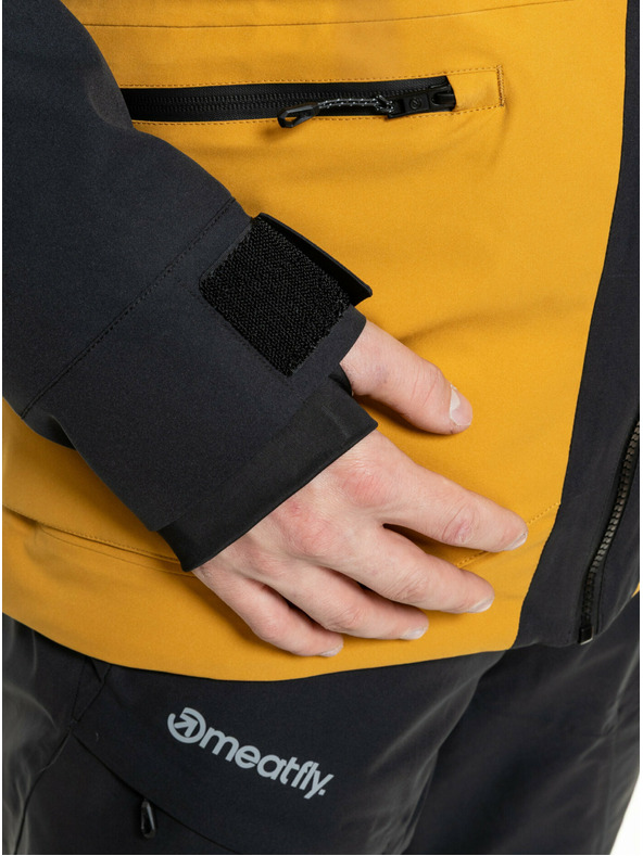 Meatfly Meatfly pánská SNB & SKI bunda Manifold Silver / Red