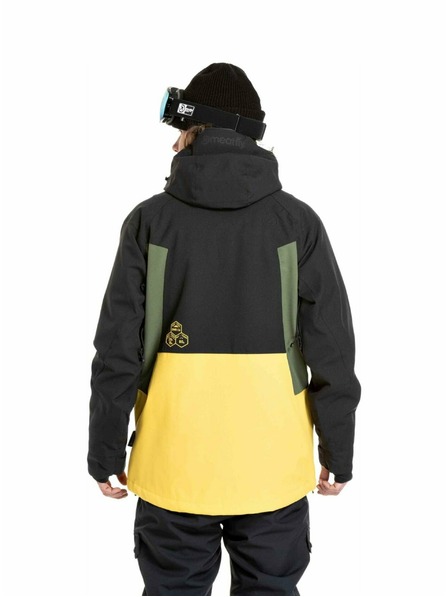 Meatfly Meatfly pánská SNB & SKI bunda Cronos Black / Solar Power