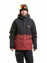 Meatfly Meatfly pánská SNB & SKI bunda Vertigo Merlot / Black