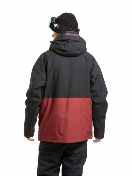 Meatfly Meatfly pánská SNB & SKI bunda Vertigo Merlot / Black