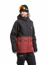 Meatfly Meatfly pánská SNB & SKI bunda Vertigo Merlot / Black