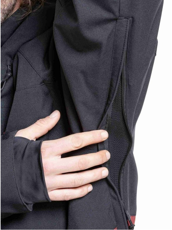 Meatfly Meatfly pánská SNB & SKI bunda Vertigo Merlot / Black