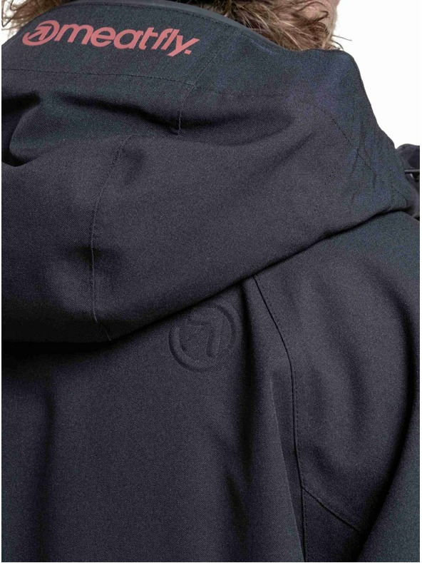 Meatfly Meatfly pánská SNB & SKI bunda Vertigo Merlot / Black