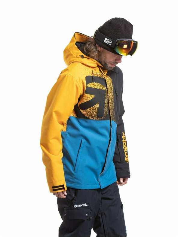Meatfly Meatfly pánská SNB & SKI bunda Shader Sunflower / Blue